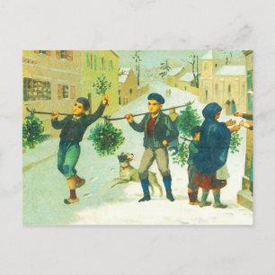 -Franse Briefkaart voor kerstmis