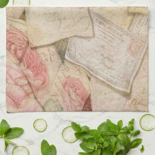  Franse brieven en briefkaarten Theedoek (Gevouwen)