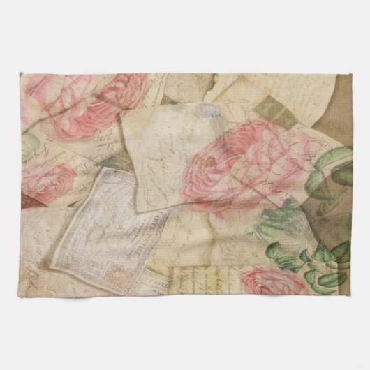  Franse brieven en briefkaarten Theedoek (Horizontaal)
