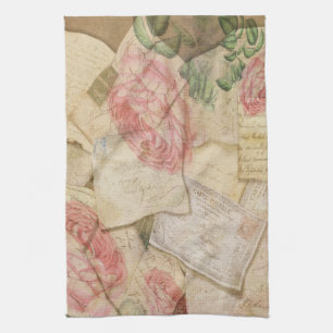  Franse brieven en briefkaarten Theedoek