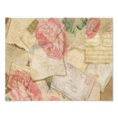 Franse brieven en Kaarten Foto Afdruk (Voorkant)