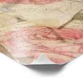 Franse brieven en Kaarten Foto Afdruk (Hoek)