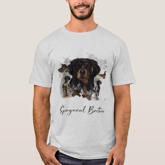 Franse Brittany , Art T-Shirt (Voorkant)
