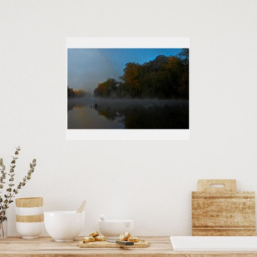 Franse Broad Fog Poster (Keuken)