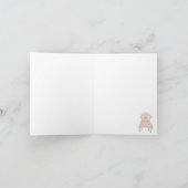 Franse Brocante Royale Roze de la Queen's Stoel Kaart (Binnen)