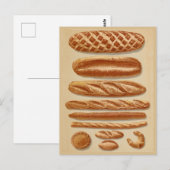 Franse Broden  illustratieschema Briefkaart (Voorkant / Achterkant)