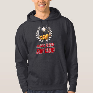 Franse Brood Fanclub Grappige Foodie Humor Hoodie