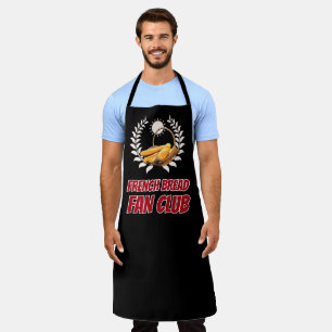 Franse Brood Fanclub Grappige Foodie Humor Schort