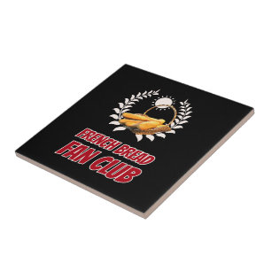 Franse Brood Fanclub Grappige Foodie Humor Tegeltje