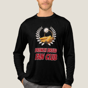 Franse Brood Fanclub Grappige Foodie Humor Tri-Blend Shirt