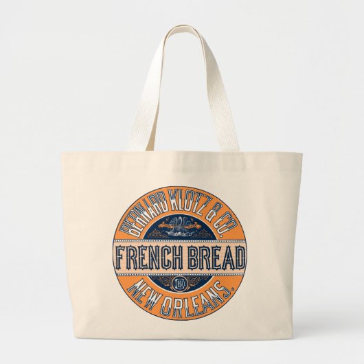 Franse brood grote tote bag (Voorkant)
