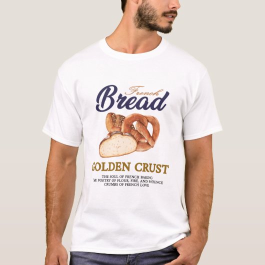 Franse brood t-shirt (Voorkant)