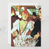 Franse bruid op trouwdag kaart (Voorkant)