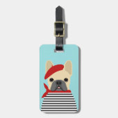 Franse Buldog Bagage Labels (Voorkant verticaal)