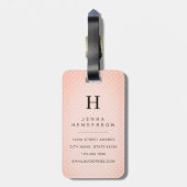 Franse Buldog Bagage Labels (Achterkant verticaal)