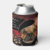 FRANSE BULDOG      BLIKJESKOELER (Blikje Voorkant)