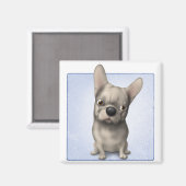 Franse buldog (Buff) Magneet (Voorkant / Achterkant)