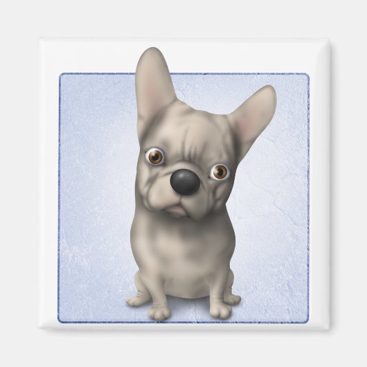 Franse buldog (Buff) Magneet (Voorkant)