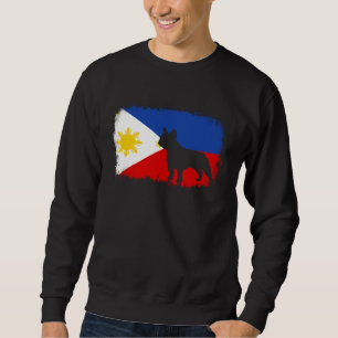 Franse buldog Filipijns Filipijnen vlag Franse bul Trui