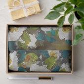 Franse buldog franchie decoupage weefsel papier (Geschenk)