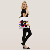 Franse buldog gebruik tote bag (Op model)