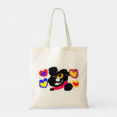 Franse buldog gebruik tote bag (Achterkant)