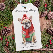 Franse buldog gepersonaliseerd Hondenliefhebber ke Cadeaulabel