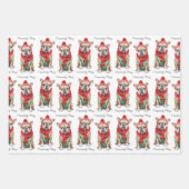 Franse buldog gepersonaliseerd Hondenliefhebber ke Inpakpapier Vel (Voorkant)