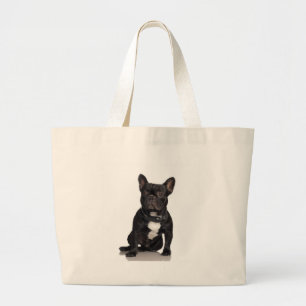 Franse Buldog Grote Tote Bag