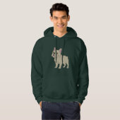 Franse buldog hoodie (Voorkant volledig)