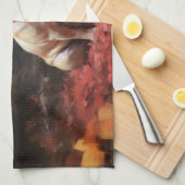 Franse buldog in herfst laat Herfst inspireren Theedoek (Quarter Fold)