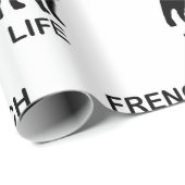 franse buldog leven cadeaupapier (Rol Hoek)