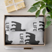 franse buldog leven tissuepapier (Geschenk)
