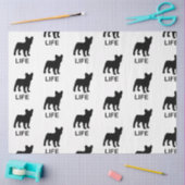 franse buldog leven tissuepapier (Craft)