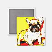 Franse buldog magneet (Voorkant / Achterkant)