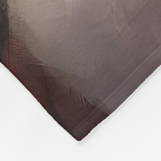 Franse buldog met sinterklaas feestelijke kerst fleece deken (Hoek)