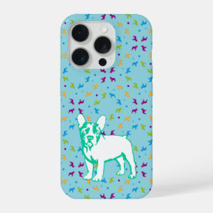 Franse Buldog patroon Primavera iPhone 15 Pro Case