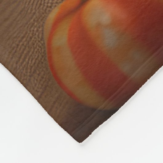 Franse buldog puppy herfst verrukking pompoen fleece deken (Hoek)