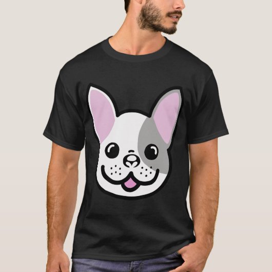 Franse buldog puppy t-shirt (Voorkant)