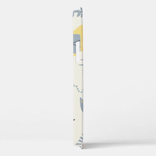 Franse buldog: Scandinavische herhaling van bloeme Case-Mate iPhone Case (Achterkant / Rechts)