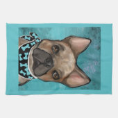 FRANSE BULDOG         THEEDOEK (Horizontaal)