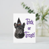 Franse buldog truc briefkaart (Staand voorkant)