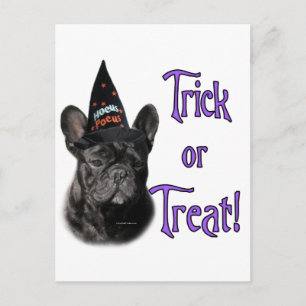 Franse buldog truc briefkaart