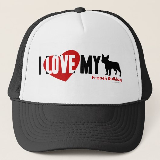 Franse Buldog Trucker Pet (Voorkant)