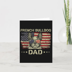 Franse buldog vader Hondenliefhebbers Amerikaanse Kaart