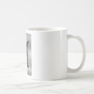 Franse buldog zittende Waterverf olieverfschilderi Koffiemok