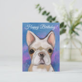 FRANSE BULHOND  BRIEFKAART (Staand voorkant)