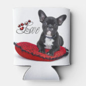 Franse Bull Dog - Frenchie - Love Blikjeskoeler (Achterkant)