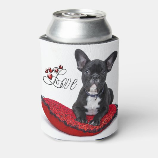 Franse Bull Dog - Frenchie - Love Blikjeskoeler (Blikje Achterkant)