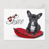 Franse Bull Dog - Frenchie - Love Briefkaart (Voorkant)